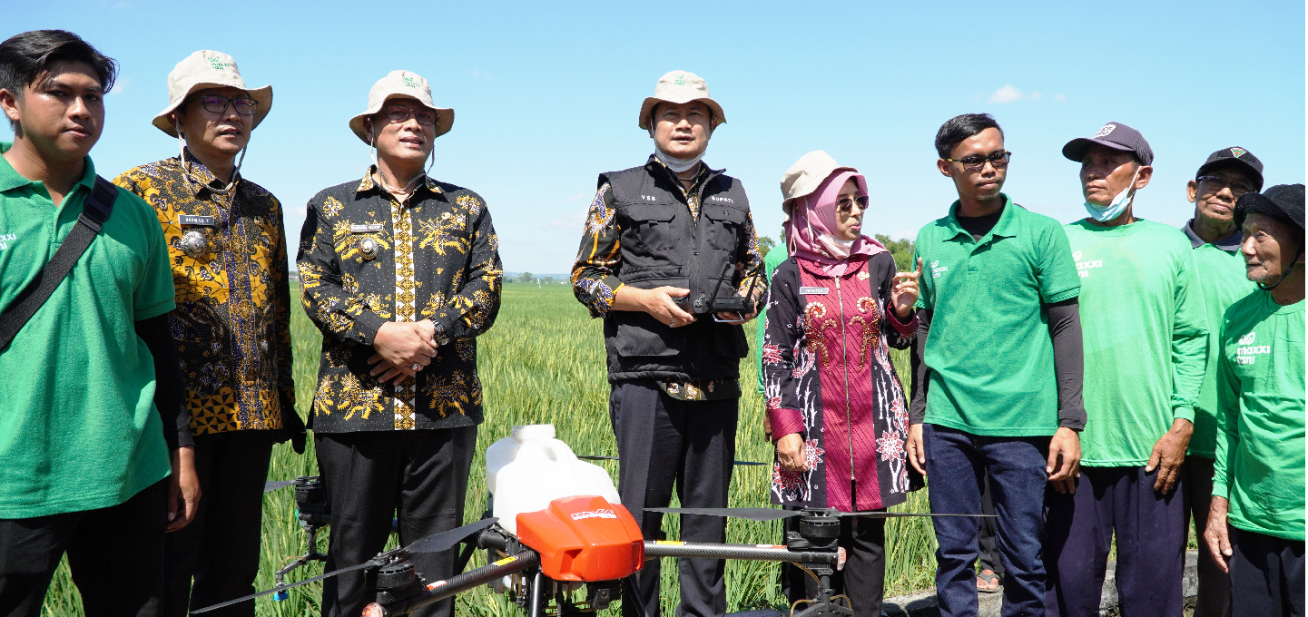 Pengendalian OPT bersama Bupati Lamongan